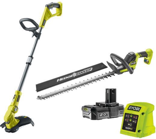 Ryobi ONE+ Akku Kombo Kit Rasentrimmer + Heckenschere für 165,89€ (statt 193€)