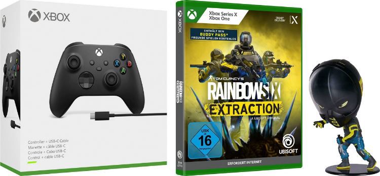 Xbox XS Controller + Rainbow Six Extraction + Vigil Figur für 54,80€ (statt 79€)
