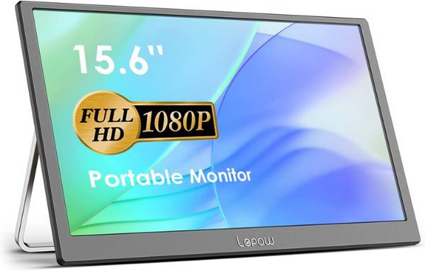 Lepow tragbarer 15.6 Zoll Full HD Monitor mit Ständer für 110,49€ (statt 160€)