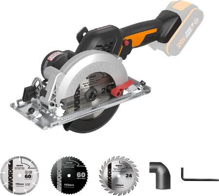 Worx WX531.9 Nitro 20V Akku Kreissäge ohne Akku & Ladegerät für 109,60€ (statt 129€)