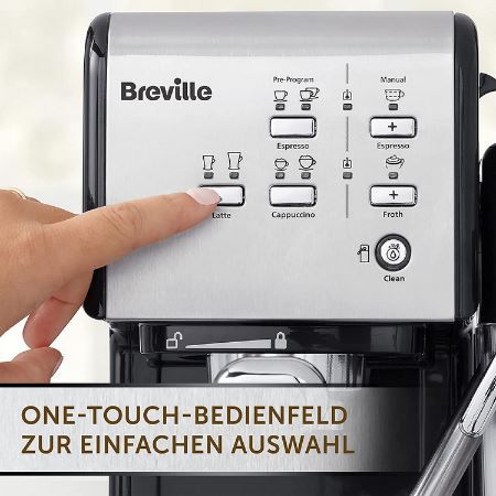 Breville VCF108X Prima Latte II Siebträgermaschine für 179,99€ (statt 199€)