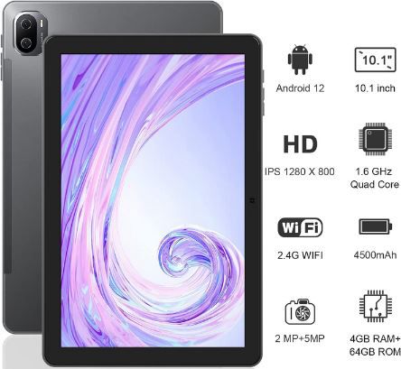 40% Rabatt auf Haehne Android 12 Tablets   z.B. 4GB RAM + 64GB für 71,99€ (statt 120€)