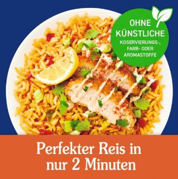 6er Pack Bens Original Express Reis Bunter Paprika, 220g ab 9,89€ (statt 14€)