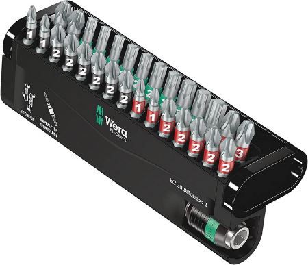 Wera Bit Check BiTorsion 1 Bit Sortiment, 30 tlg. für 26€ (statt 32€)