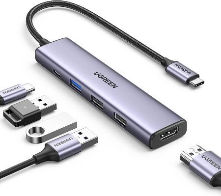 UGREEN USB C Hub mit PD 100W für 11,99€ (statt 20€)