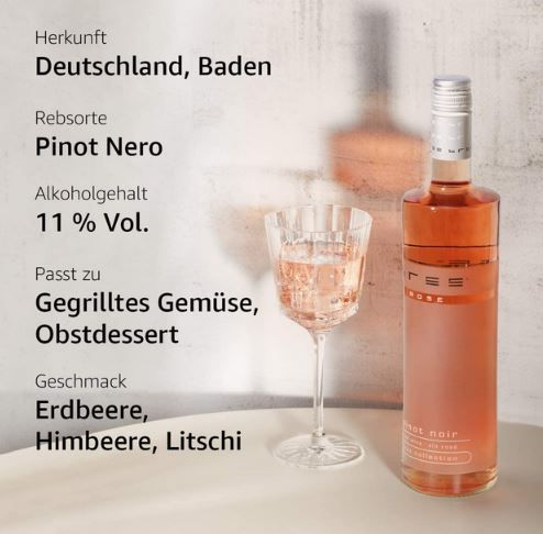 3 Liter Bree Pinot Noir Rosé Qualitätswein für 10,99€ (statt 17€)
