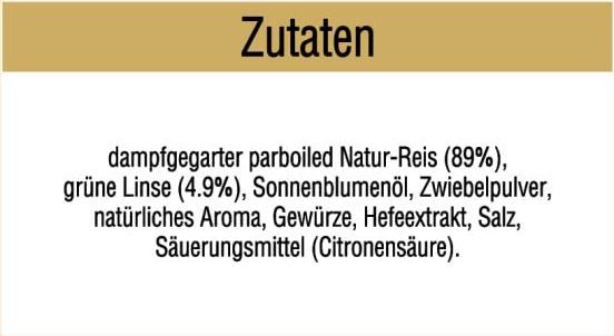 6er Pack Bens Original Express Reis Curryreis mit Linsen für 8,89€ (statt 14€)