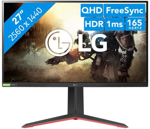 LG UltraGear 27GP850P B 27 WQHD Gaming Monitor 165Hz für 249€ (statt 280€)