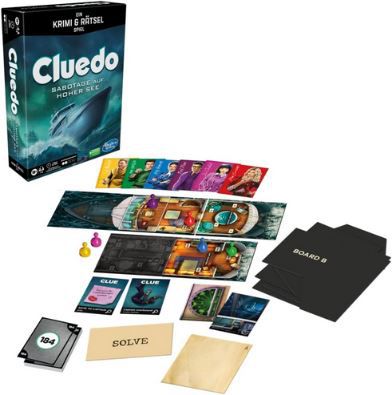 Cluedo Sabotage auf hoher See, Krimi  und Rätselspiel ab 10,26€ (statt 21€)