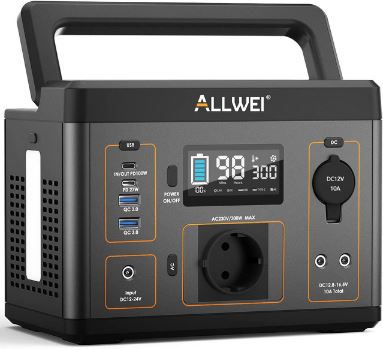 ALLWEI Powerstation mit 300W & 296Wh für 209,30€ (statt 299€)