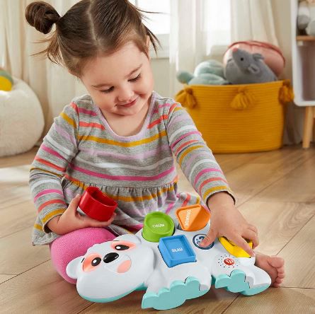 Fisher Price BlinkiLinkis Eisbär mit Musik, Sound und Licht für 15,29€ (statt 30€)   Prime