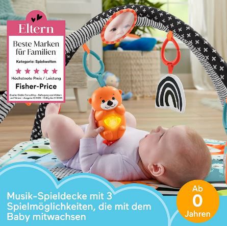 Fisher Price 3 in 1 Music, Glow and Grow Gym für 28,79€ (statt 35€)