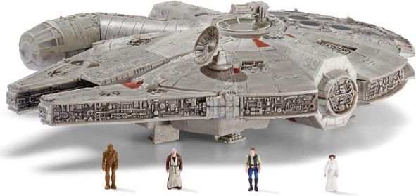 Star Wars Millennium Falcon mit Licht, Sound und Figuren für 34,99€ (statt 50€)