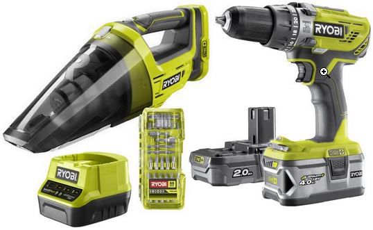 Ryobi R18PD3 Schlagbohrschrauber & Sauger für 168€ (statt 280€)