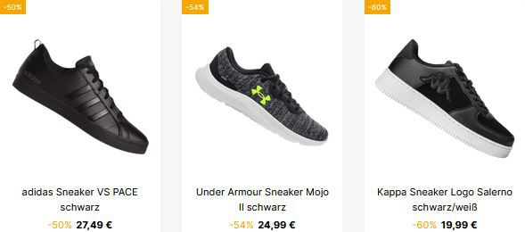 Geomix Sneaker Sale mit  30% + VSK Frei   z.B. adidas Sneaker für 27,49€ (statt 43€)