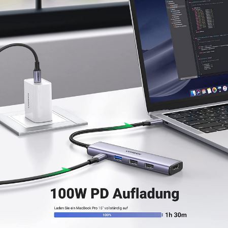 UGREEN USB C Hub mit PD 100W für 11,99€ (statt 20€)