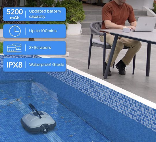 WYBOT Opsrey 200 Max Poolroboter für bis 80m² für 177,99€ (statt 250€)