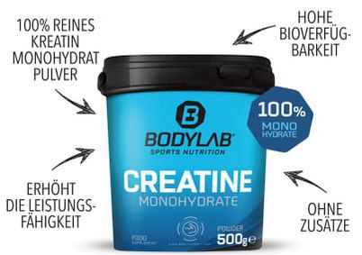 2Kg Bodylab Creapure Creatine für 49,99€ (statt 75€)