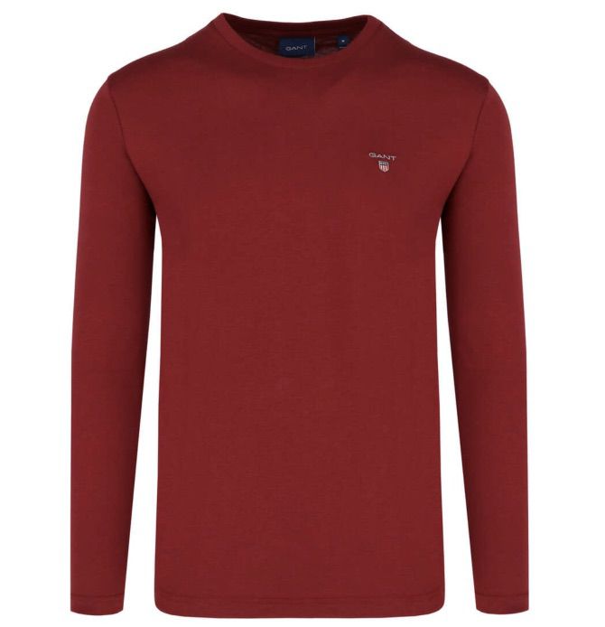 GANT Longsleeve Rundhals Pullover in Rot für 46,10€ (statt 55€)