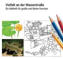 ✍🏻Gratis Kindermalbuch: Vielfalt an der Wasserstraße