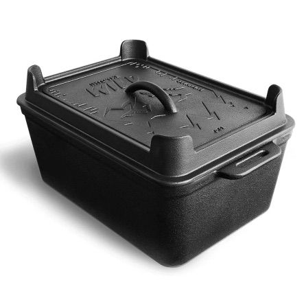 BURNHARD Gusseisen Kastenform (6,5L) mit Deckel für 51,92€ (statt 65€)