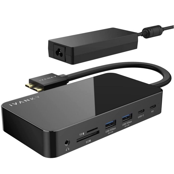 MacBook Pro 180W USB-C Docking Station mit 12 Ports für 110,79€ (statt 180€)