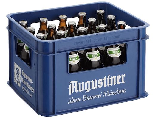 20x 0,5L Augustiner Lager Helles Bier für 21,80€ (statt 25€)