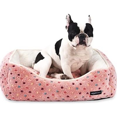 Kuscheliges Haustierbett in Rosa für 23€ (statt 28€)