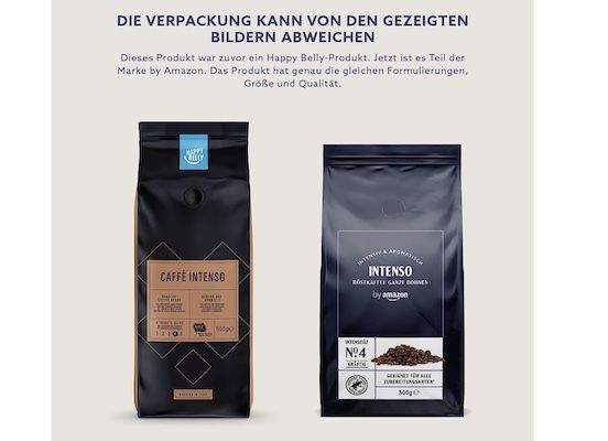 2x 500g by Amazon Kaffeebohnen Caffè Intenso ab 6,79€