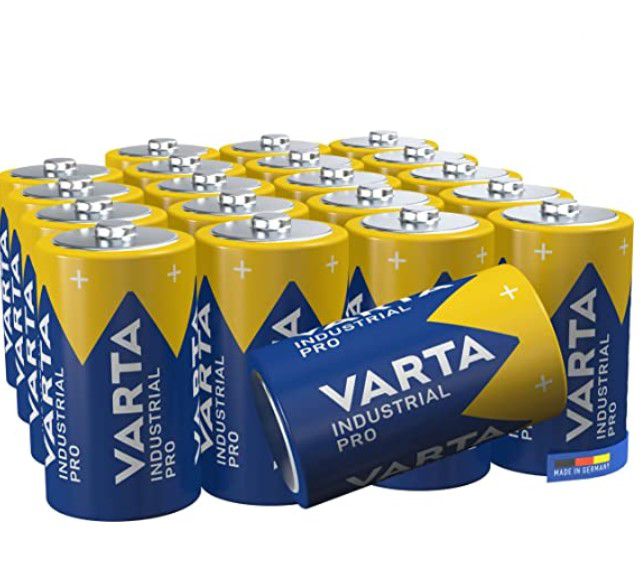 20 x VARTA Industrial Pro Batterien Mono für 13,60€ (statt 35€)