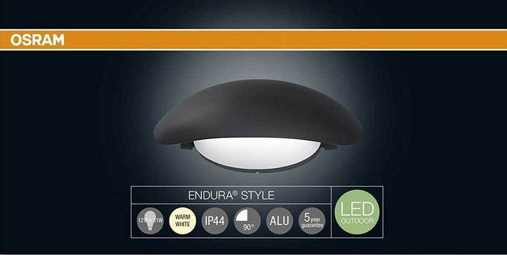 Osram Endura Style Cover 12W LED Wandleuchte für 7,19€ (statt 14€)