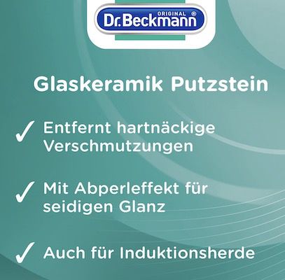 Dr. Beckmann Glaskeramik Putzstein für 1,80€ (statt 3€)