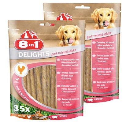 Lidl: Tiernahrung bis  50%   z.B. 70x Delights Twisted Sticks für 14,94€ (statt 24€)