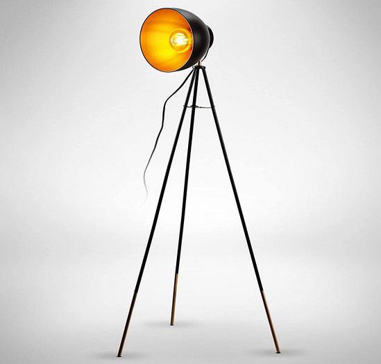 B.K.Licht Vintage Stehleuchte 140cm für 29,99€ (statt 58€)