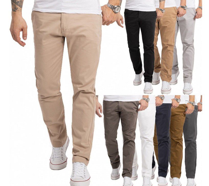 Rock Creek Indumentum IR 506 Herren Baumwoll Chino Hose für 39,90€ (statt 50€)