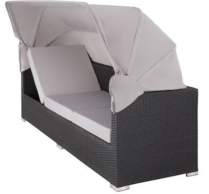 tectake Rattan Lounge San Marino mit Aluminiumgestell für 670,49€ (statt 849€)