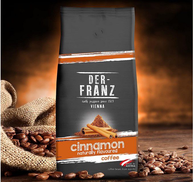 Der Franz 1kg Bohnenkaffe Zimt aromatisiert für 12,20€ (statt 18€)