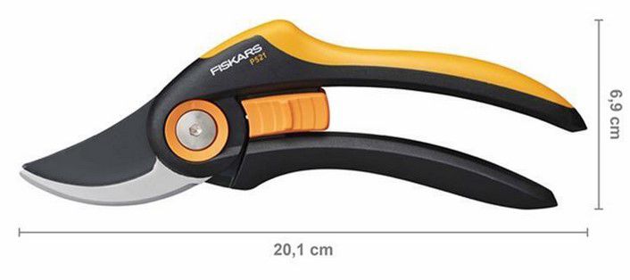 Fiskars P 521 Bypass Gartenschere 20cm für 9,99€ (statt 18€)