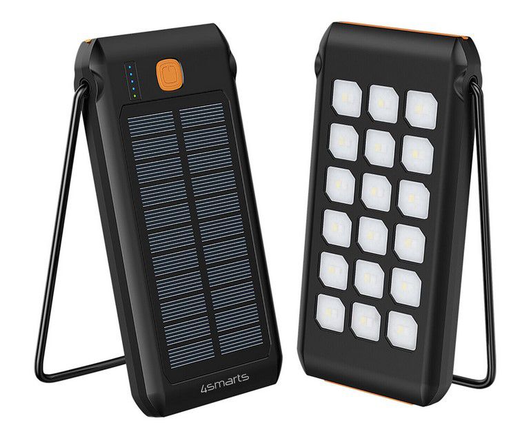 4smarts TitanPack Flex 10000mAh Solar Licht Powerbank für 29,90€ (statt 40€)