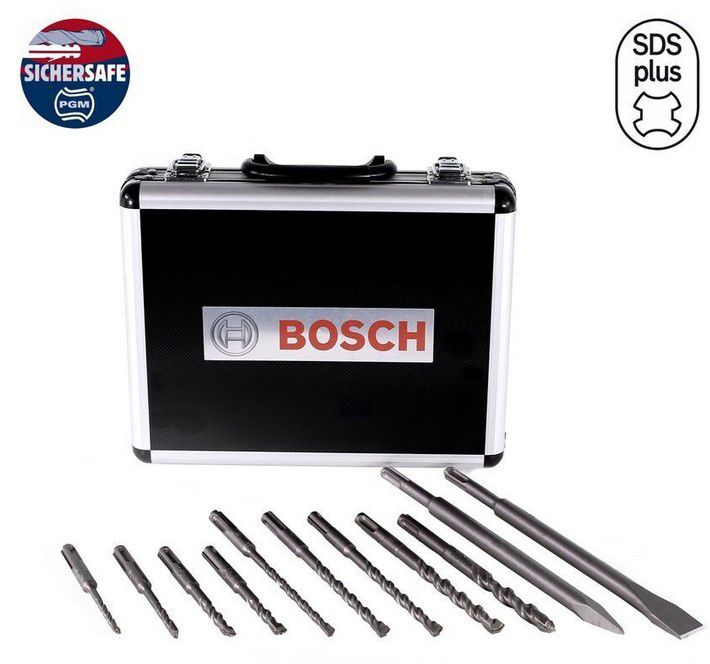 Bosch 3 SDS plus Bohrer und Meißel Set 11tlg Koffer für 19,99€ (statt 25€)