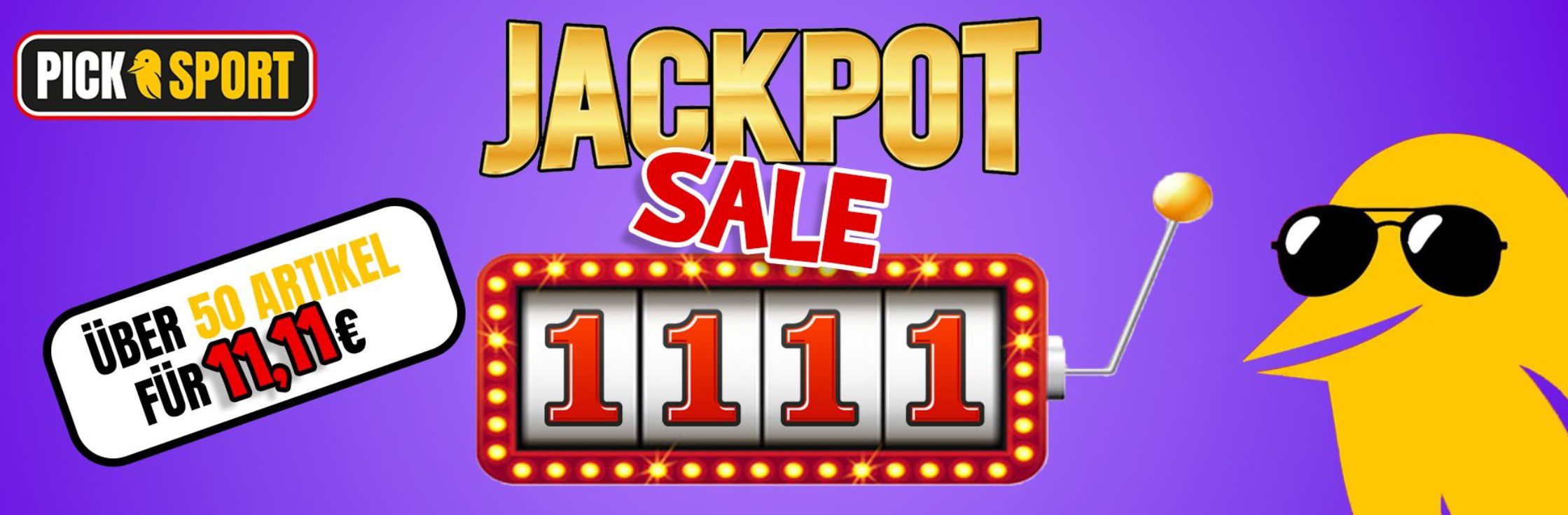 Picksport Jackpot Sale   ausgewählte Artikel für 11,11€