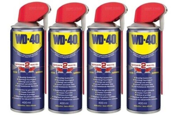 4er Pack WD 40 Multifunktionsöl Rostlöser 4x400ml für 29,90€ (statt 33€)