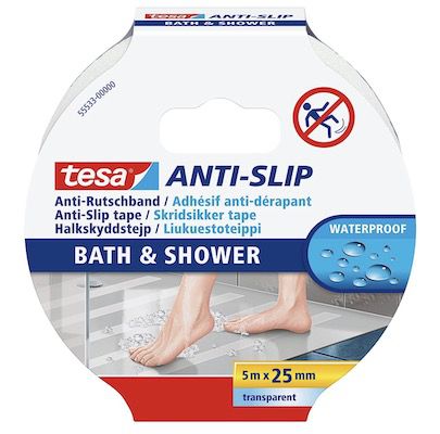 tesa Anti Rutschband Bad und Dusche, Transparent für 6,49€ (statt 9€)