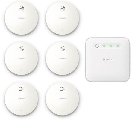 6x Bosch Smart Home Rauchwarnmelder II + Controller (2. Gen) für 373,96€ (statt 483€)