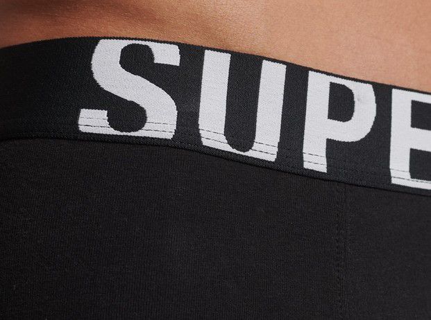 2er Set Superdry Dual Logo Herren Boxershorts Bio Baumwolle für 11,95€ (statt 20€)