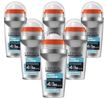 6er Pack LOréal Men Expert Kühlendes Deo für Männer ab 9,18€ (statt 14€)