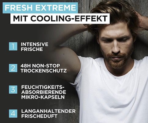 6er Pack LOréal Men Expert Kühlendes Deo für Männer ab 9,18€ (statt 14€)