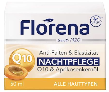 50ml Florena Anti Falten Nachtcreme Q10 für 2,39€ (statt 5€)