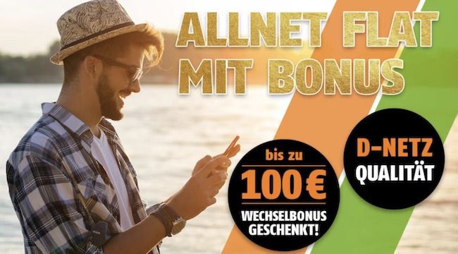 Vodafone Allnet Flat mit 40GB 5G/LTE für 24,99€ mtl. + 100€ Bonus