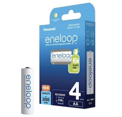 2x 4er Pack Panasonic eneloop Ni MH 2.000 mAh AA Akku für 18€ (statt 30€)